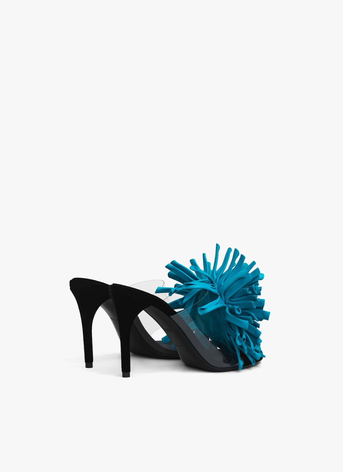 ASYMETRIC HEEL SANDALS IN LAMBSKIN ALAÏA TURQUOISE ASYMETRIC HEEL SANDALS IN LAMBSKIN